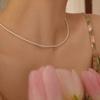 Pearl Necklace Women's Neck Chain Light Luxury Niche Design Year Collarbone Chain