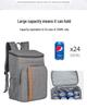 Large Capacity Waterproof Double Shoulder Insulated Backpack for Outdoor Camping