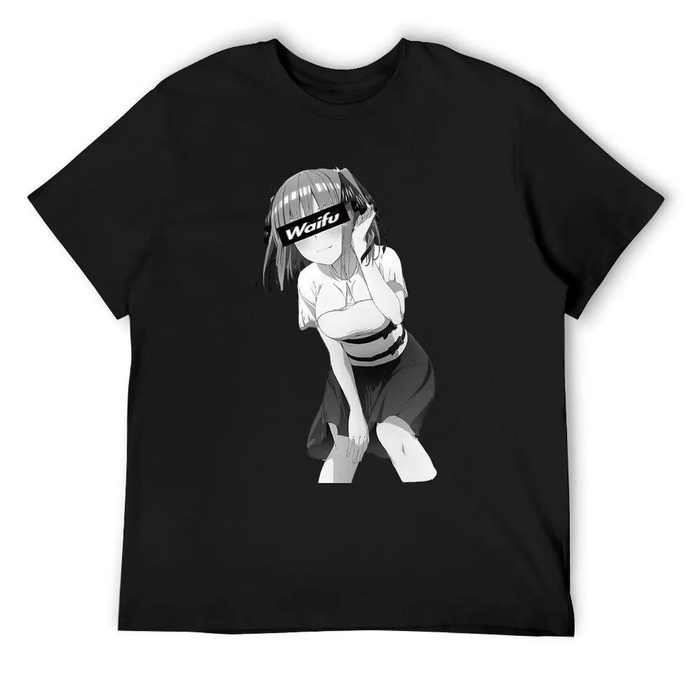 Nino Nakano Waifu Series 1 Mouse Pad For Crewneck T-shirt Sport T-shirts Novelty Graphic Leisure USA Size