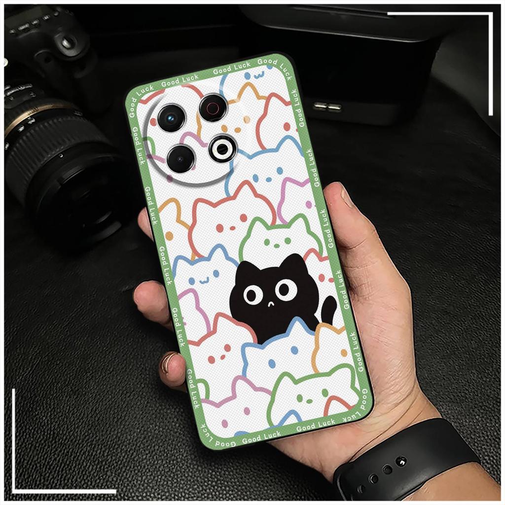 Shockproof Cartoon Phone Case For Tecno Spark30 Pro 4G/KL7 Graffiti Waterproof Anti-dust Full Wrap Back Cover Anti-knock