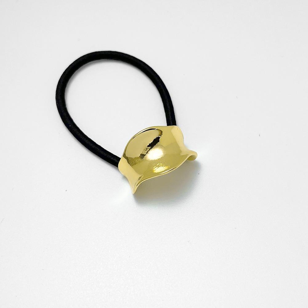 Elastic Metal Hair Tie Smooth Hair Loop New Hair Rope  Women