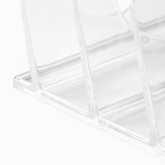 Acrylic Makeup Eyeshadow Palette Organizer Transparent Bathroom Countertop Vanity Cabinets Cosmetics Holder Multi-functional Storage Rack