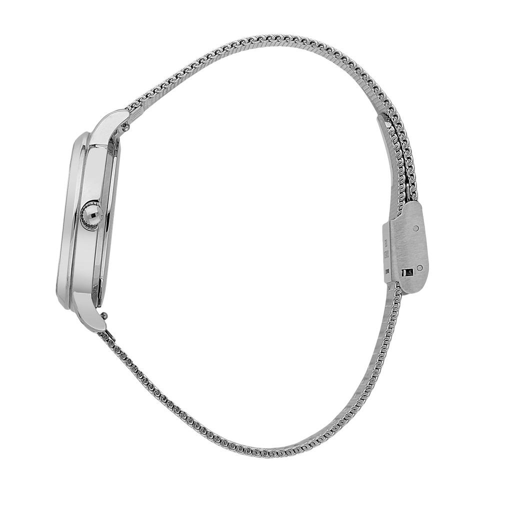 Oui & Me Fleurette Stainless Steel Mesh White Dial Quartz ME010375 Women's Watch