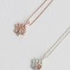 OR D`OR Choco Moonstone Shell Necklace