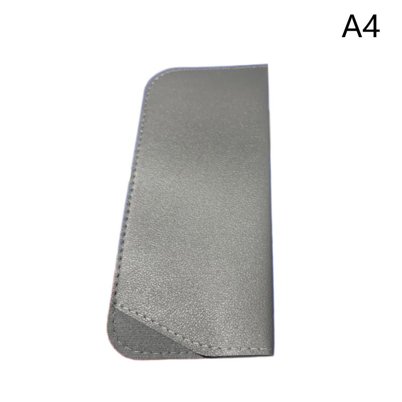 Simple Soft Leather Sunglasses Bag For Women Men Waterproof Reading Glasses Case Dust Storage Bag Eyewear Pocket Accessory
