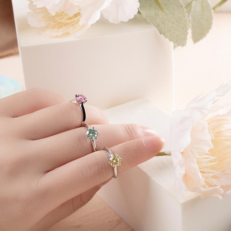 Bague Ringen 5ct 11mm Big Real Moissanite Ring For Women S925 Sterling Silver Fine Jewelry Wedding Engagement Anniversary Gift