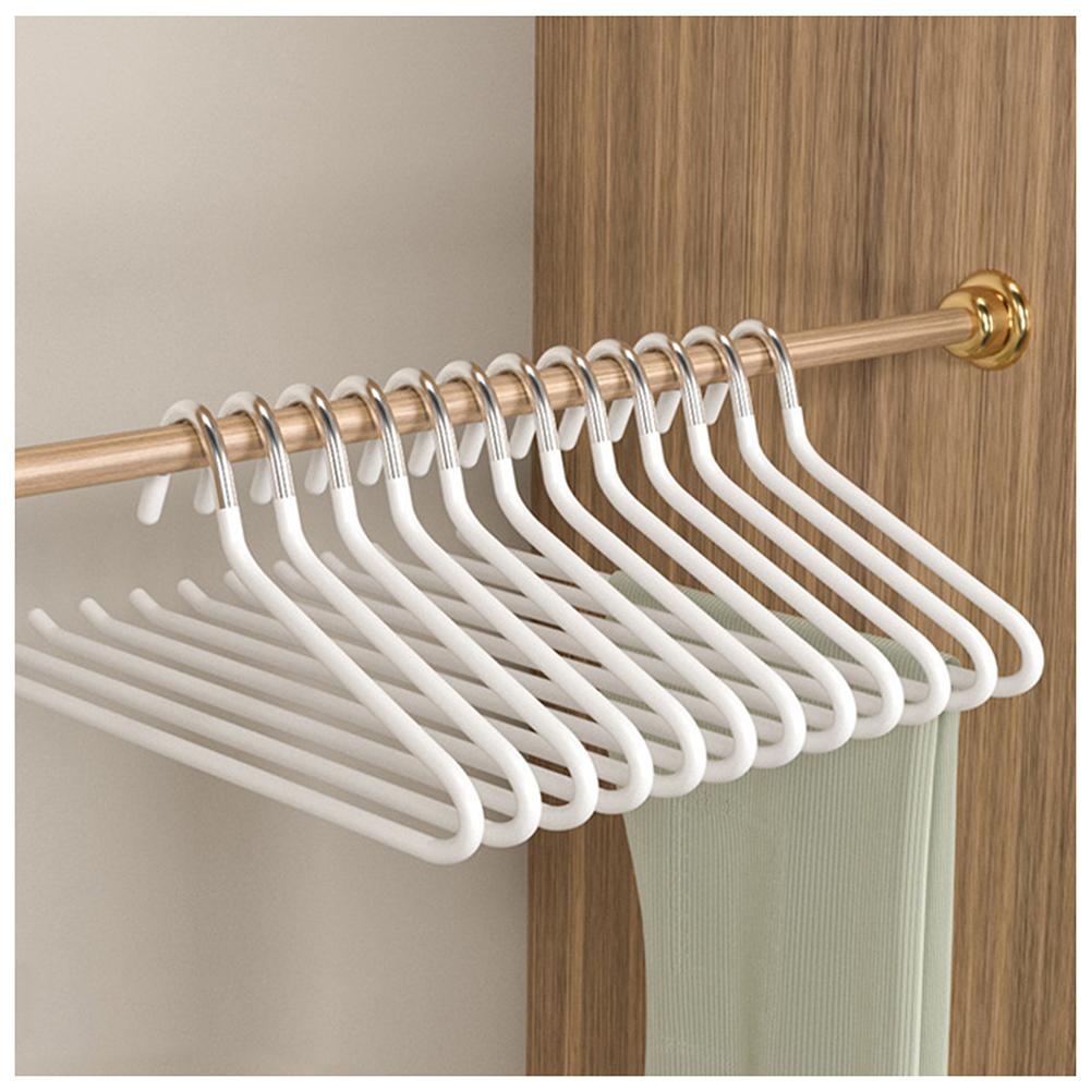 10pcs Coat Hanger Non-slip Trouser Hanger Pull Telescopic Z-shaped Open Clothes Hanger Clothing Organizer For Home Closet