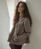 OURNOSTALGIA Colette Check Shirring Jacket_Beige(Ob6Ot05)