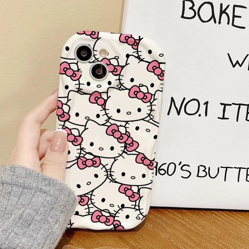 Phone Case For Xiaomi POCO X8 Pro 15T 5G M7 F7 X7 Pro M6 X6 F4 NFC X5 F6 5G Cartoon Hello Kitty Korean TPU Casing