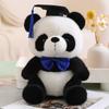 Dr Panda Plush Toy Stuffed Animal Doll Decoration Graduation Memorial Gift