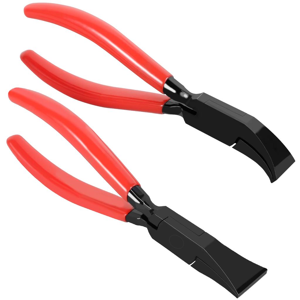 2Pcs Sheet Metal Hand Seamer Premium Metal Sheet Straight Plier Durable Mini 45° Bending Sheet Metal Tool with Anti-Slip Handle