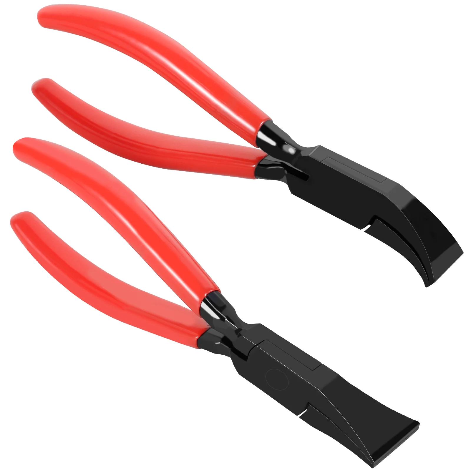 

2Pcs Sheet Metal Hand Seamer Premium Metal Sheet Straight Plier Durable Mini 45° Bending Sheet Metal Tool with Anti-Slip Handle