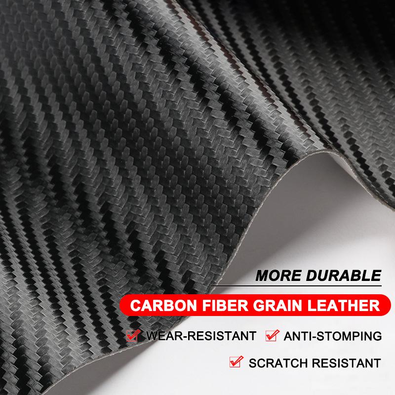 4Pcs Carbon Fiber Car Doorsill Stickers Protect Film Auto Styling For Tesla Model 3 S X Y Style Roadster Invader Coil Mod WYE K80