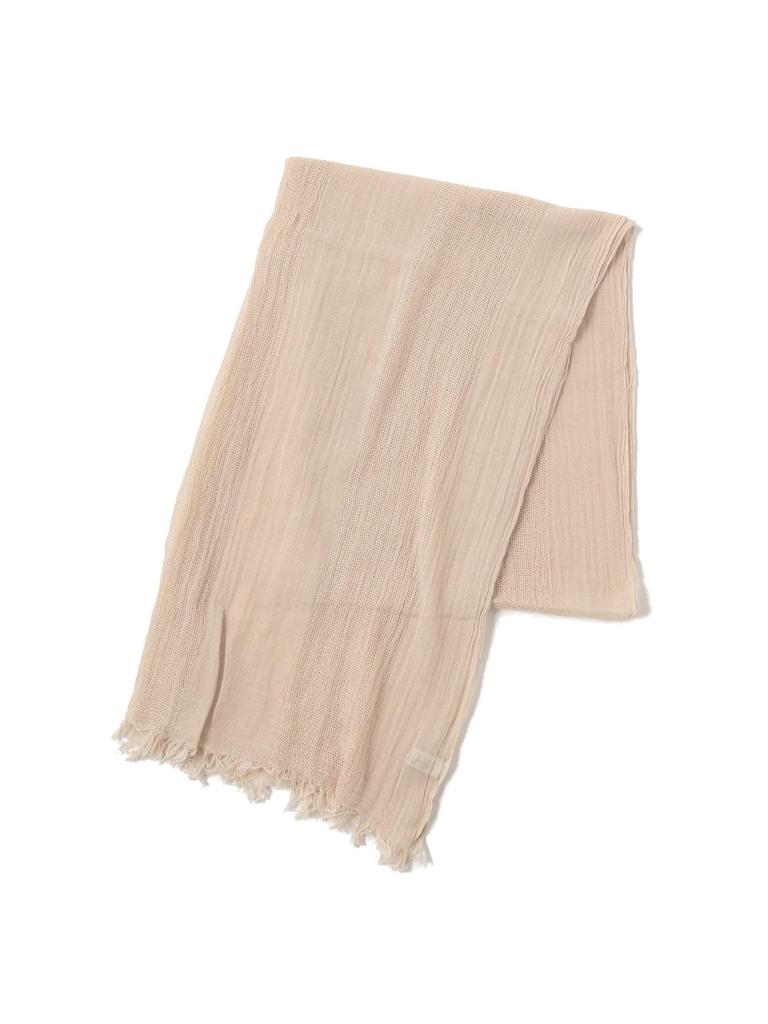 LIFE STORE by Scarves and Mufflers by BEAMS Cotton Stole for Women FREE [BMING BEAMS] BMING LT_BEIGE