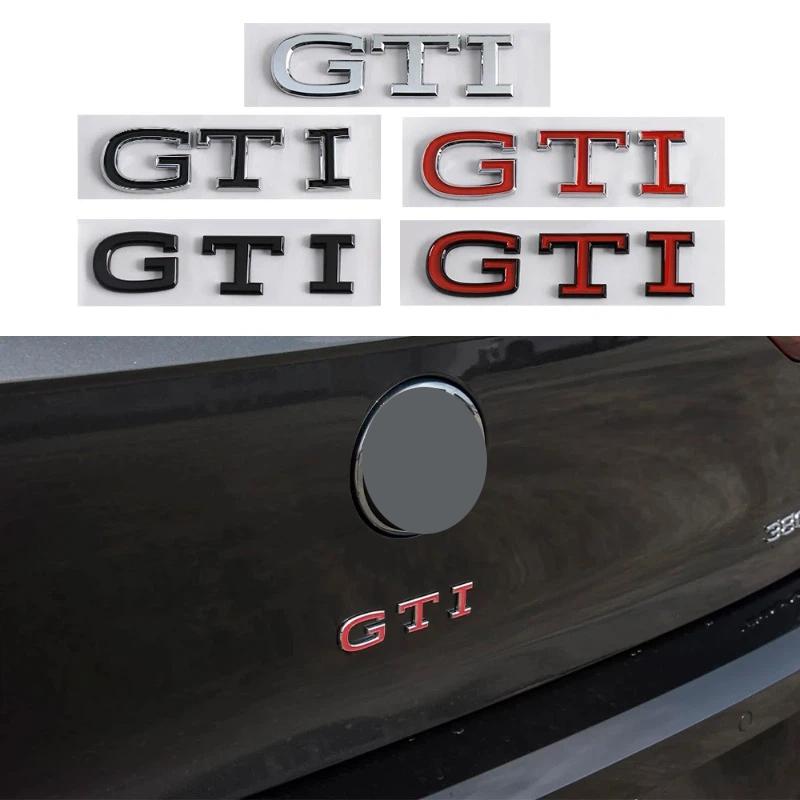 3D GT I Car Emblem Rear Trunk Body Badge Sticker Accessories