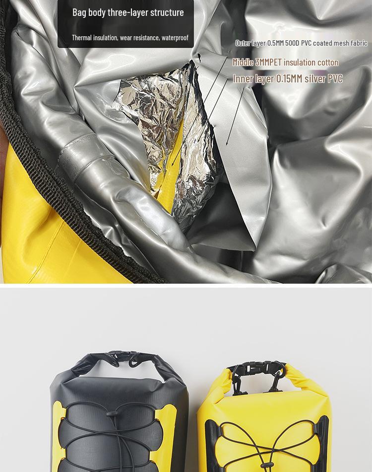 Multifunctional Waterproof Outdoor Camping Backpack with Dry-Wet Separation for Trekking, Rafting & Travel