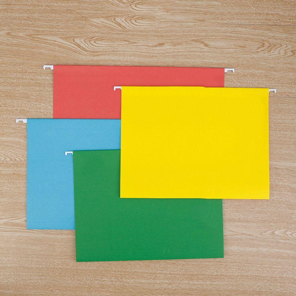 10PCS A4 Hanging File Folder Paper Portable Hanging File Organizer Letter Size Large Capacity Hanging Document Clip Travel