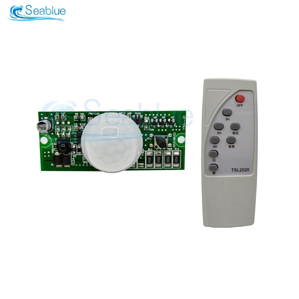 

Automatic Control Lamp Board Solar LED Driver Board Multi-function Practical Creative Human Body Induction with Remote Control