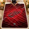 Flannel BlanketDetroit Red Wings Warm Soft Throw Blanket for Indoor Sofa Bed Living Room Use