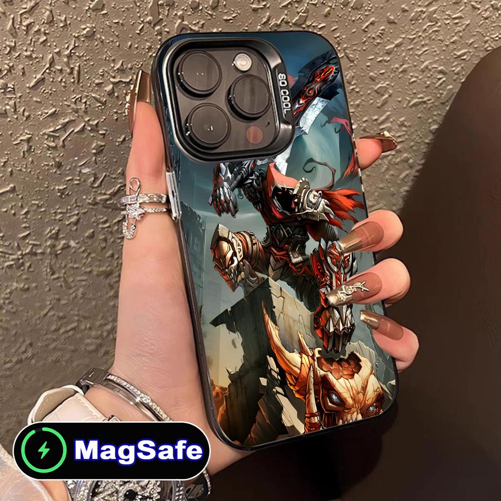 Game Darksiders Mobile Phone Case for iPhone 17 16 15 14 13 12 11 Air Pro Max Plus MagSafe Translucent Colorful Cover Cover