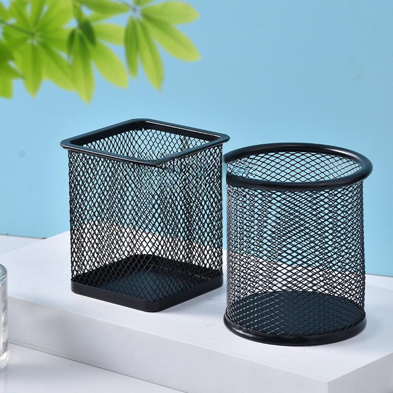 Large Capacity Pen Storage Box & Organizer – Desktop Pen Holder & Stationery Grid for Students and Office Supplies