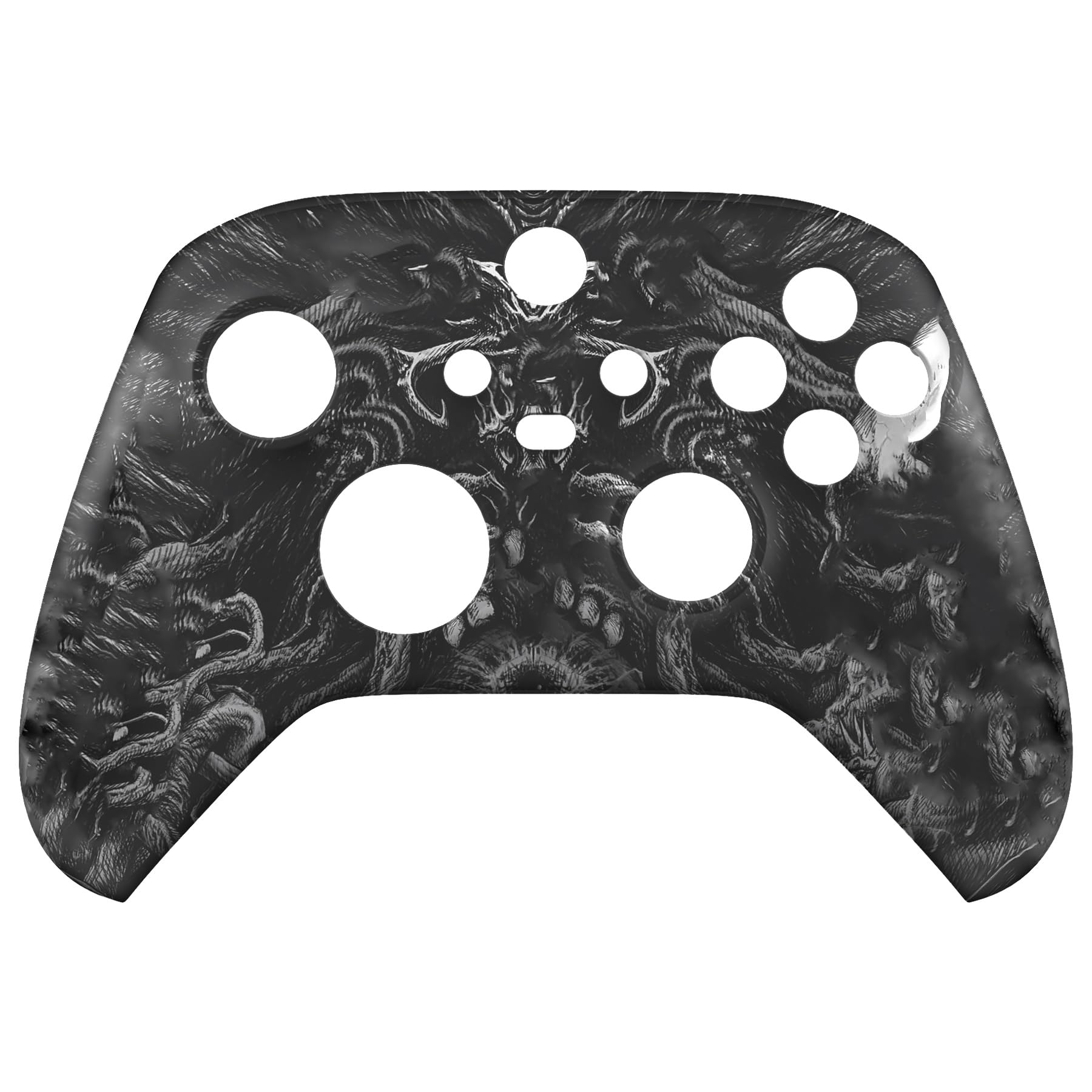 

Custom front housing shell for Xbox Series heavy horror design soft touch cover faceplate for Xbox Series and Xbox controller not included X/S, X/S