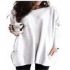 New Autumn Long Sleeved Casual Pocket T-shirt Top for Women's Clothing