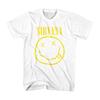 Nirvana Yellow Smiley Slim Fit T-shirt  High-end Luxury Is for Both Men and Women Top Y2k 2026 Summer