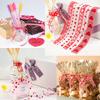 Romantic Heart Printed Ribbon 10m Length Perfect for Valentine's Gifts Wrapping and Wedding Decorations Ribbon