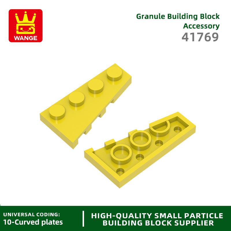 Non-Toxic 121Pcs/Lot 41769 2X4 Right Wedge-Shaped Building Block Moc Parts Compatible With Bricks Diy Children Toy Assembly Gift Box