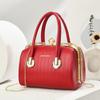 Retro Pu Leather Women's Handbag Fashi Girls Crossbody Shoulder Bag High-quality Exquisite Women's Bost Pillow Bag