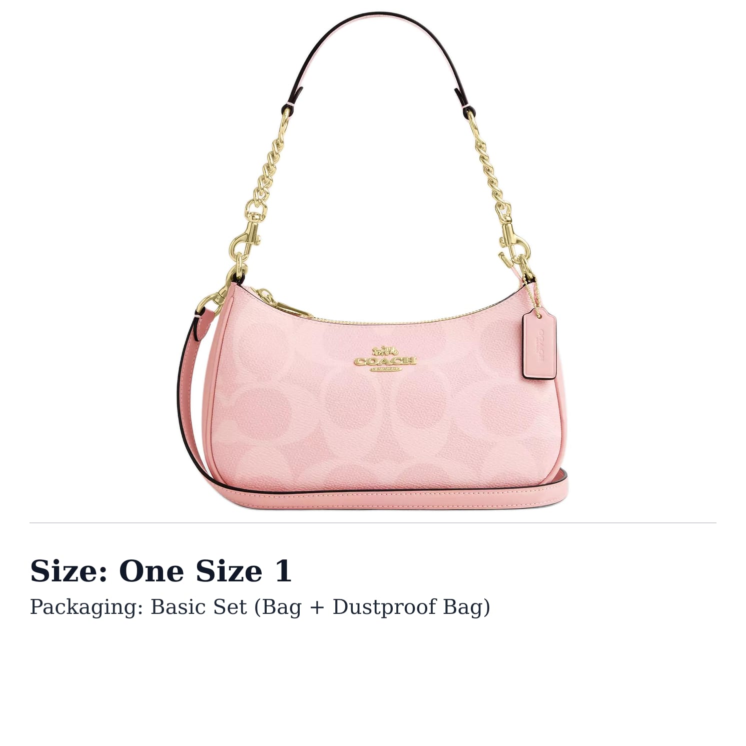 COACH Teri Artificial Leather Shoulder Bag