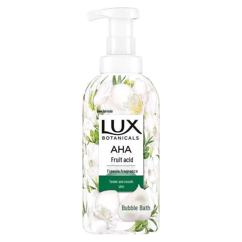 LUX Freesia Plant-Extract Fruit Acid Bubble Shower Gel