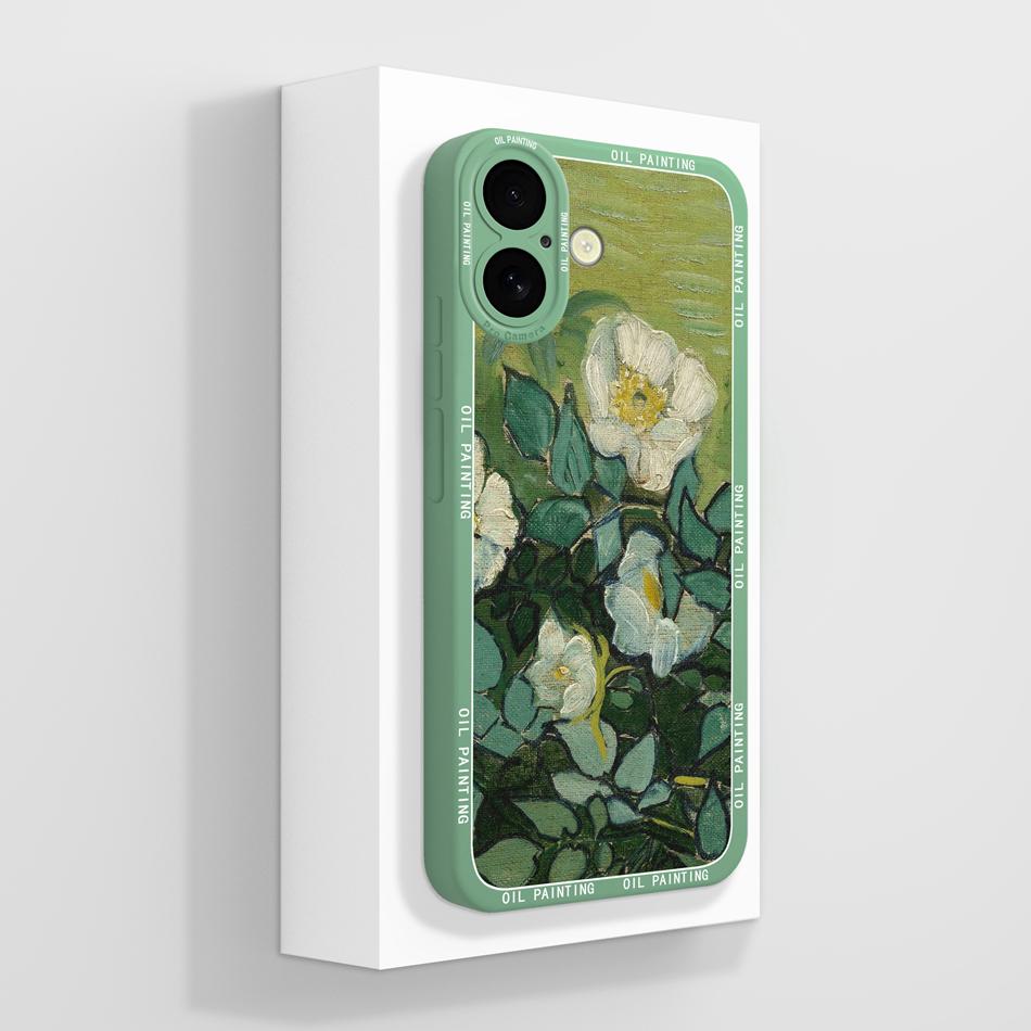 Cute Panda Case For iPhone 16 /16Plus/16Pro/16ProMax iPhone16+ Back Cover Sof Liquid Silicone Full Protection Bumper Funda Coque
