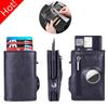 NEW Rfid Carbon Fiber Men Wallets for Airtag Luxury Slim Mini Credit Card Holder Wallets for Men Airtag Tracker Minimalist Purse