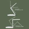 Foldable LED Table Lamp USB Powered Reading Lamp Portable Table Light  Home