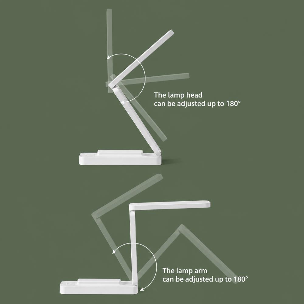Foldable LED Table Lamp USB Powered Reading Lamp Portable Table Light  Home