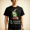 Whimsical Frog Wizard Off To Commit Tom Foolery Frog Meme T-Shirt