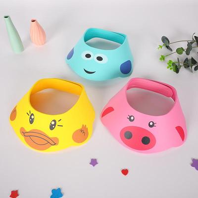 Children's Adjustable Cartoon Shampoo & Sun Hat with Ear Protection