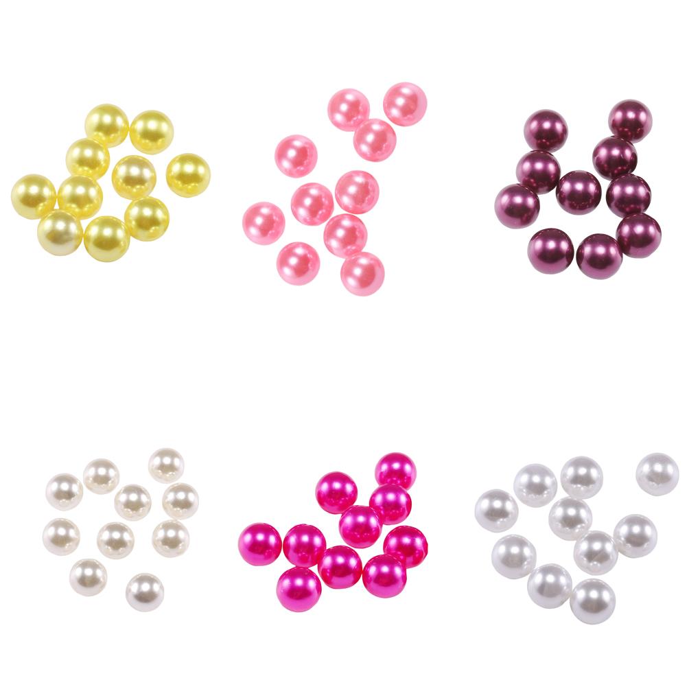 400 Pieces/Set Necklace Artificial Pearl Earrings Simulation Pearls Jewelry DIY Crafting Handicraft Accessories