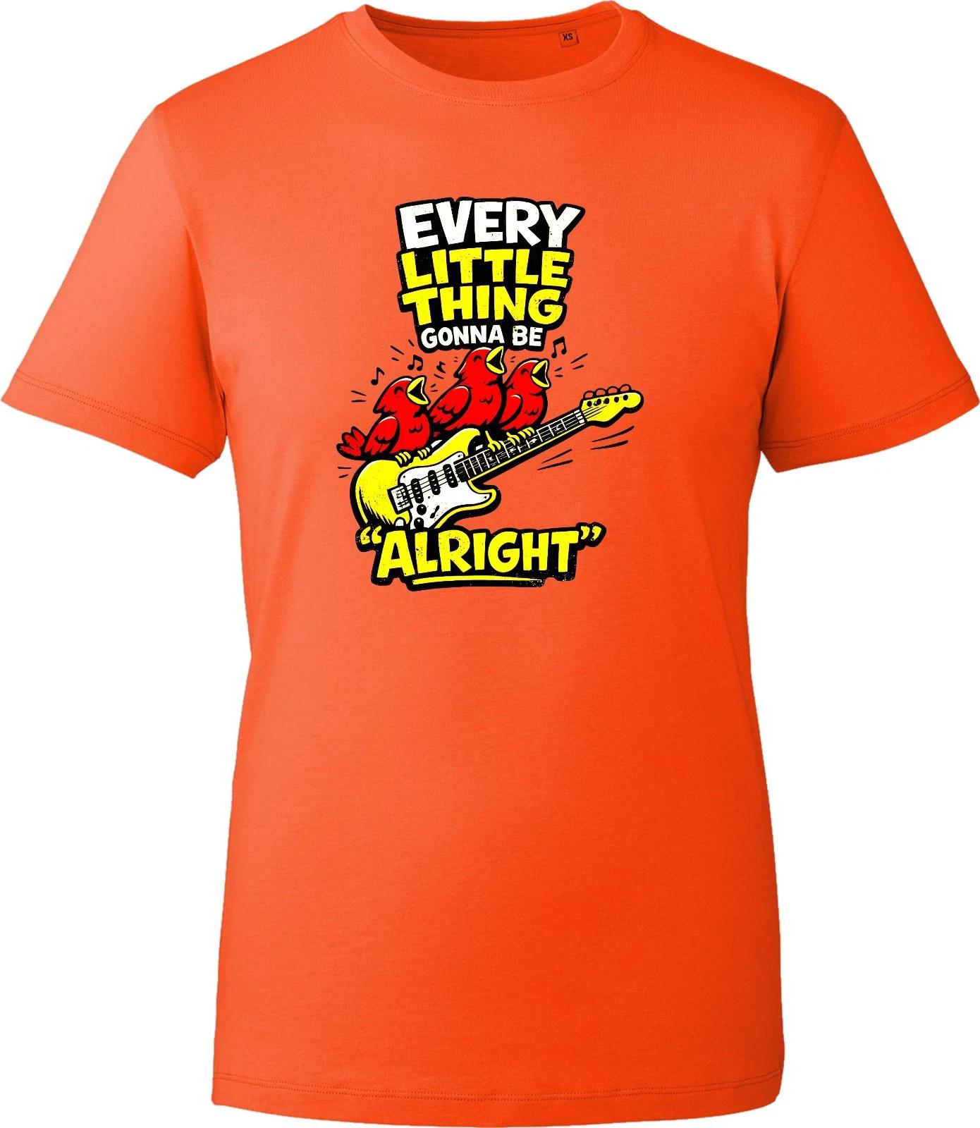 

Every Little Thing Gonna Be Alright Mens Unisex Guitar Graphic Music Top T shirt 3XL