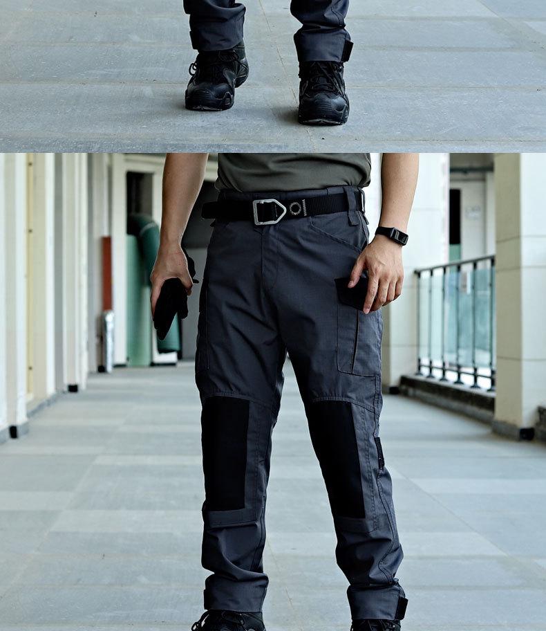2022 Men's Wear-Resistant Striker Plaid Tactical Work Pants - 65/35 Blend