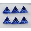 CERTIFIED 3-5 Ct Natural Blue Sapphire Trillion Cut Lot 6 PCS Loose Gemstone MULTTIQ115