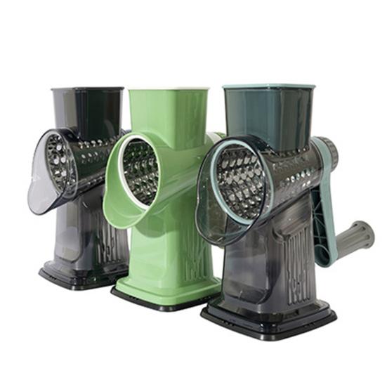 Handheld Roller Vegetable Slicer Shredder Stainless Steel Blades Food Processor Multi-Function Kitchen Gadget