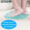 FOOTOX Spazzola in Silicone per Piedi Spazzola Lavapiedi Massaggio Piedi Tappetino Doccia Tappetino Esfoliante per Piedi