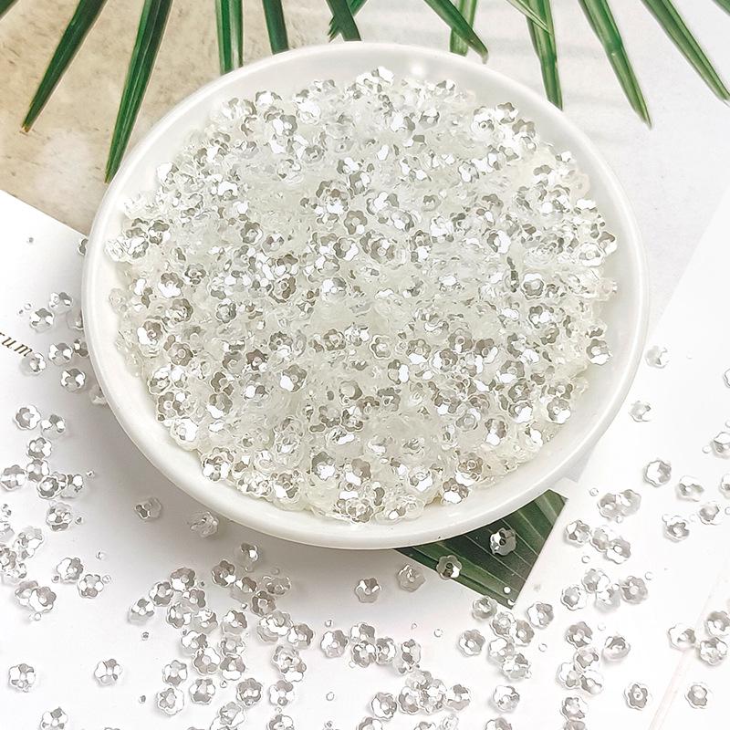 Irregular High-Flash Silver Crystal Sequin Jewelry DIY Accessories