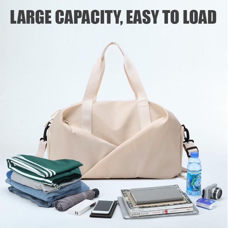 Geantă de înot Geantă de fitness pentru separare umedă și uscată Geantă de depozitare pentru călătorie scurtă Geantă de sport pentru yoga Geantă de antrenament de capacitate mare