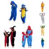 Kids' Cartoon Onesie Sleepwear Hooded And Long Sleeves