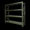 Fengta 4-Layer Army Green Storage Shelf