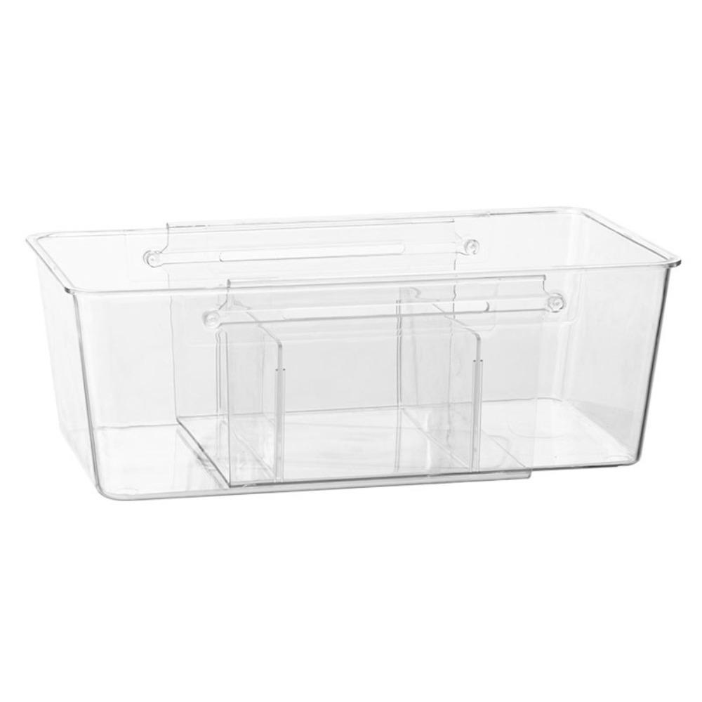 

Transparent Sorting Box Space Saving Divider Box Durable Compartment Storage Box Stationery L
